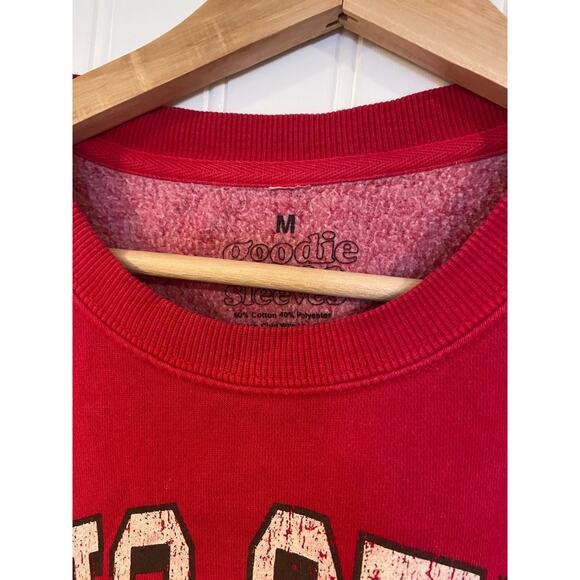 Ohio State Sweatshirt Unisex Medium Red Crewneck US Sweats 90s - Picture 2 of 4